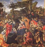 Filippino Lippi The Adoration of the Magi oil painting artist